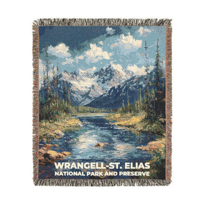 Wrangell-St. Elias National Park Woven Blanket | S14
