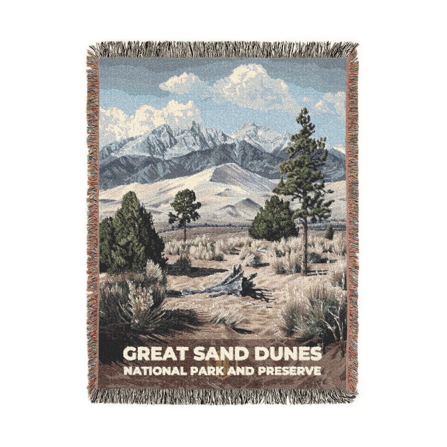 Great Sand Dunes National Park Woven Blanket | S17