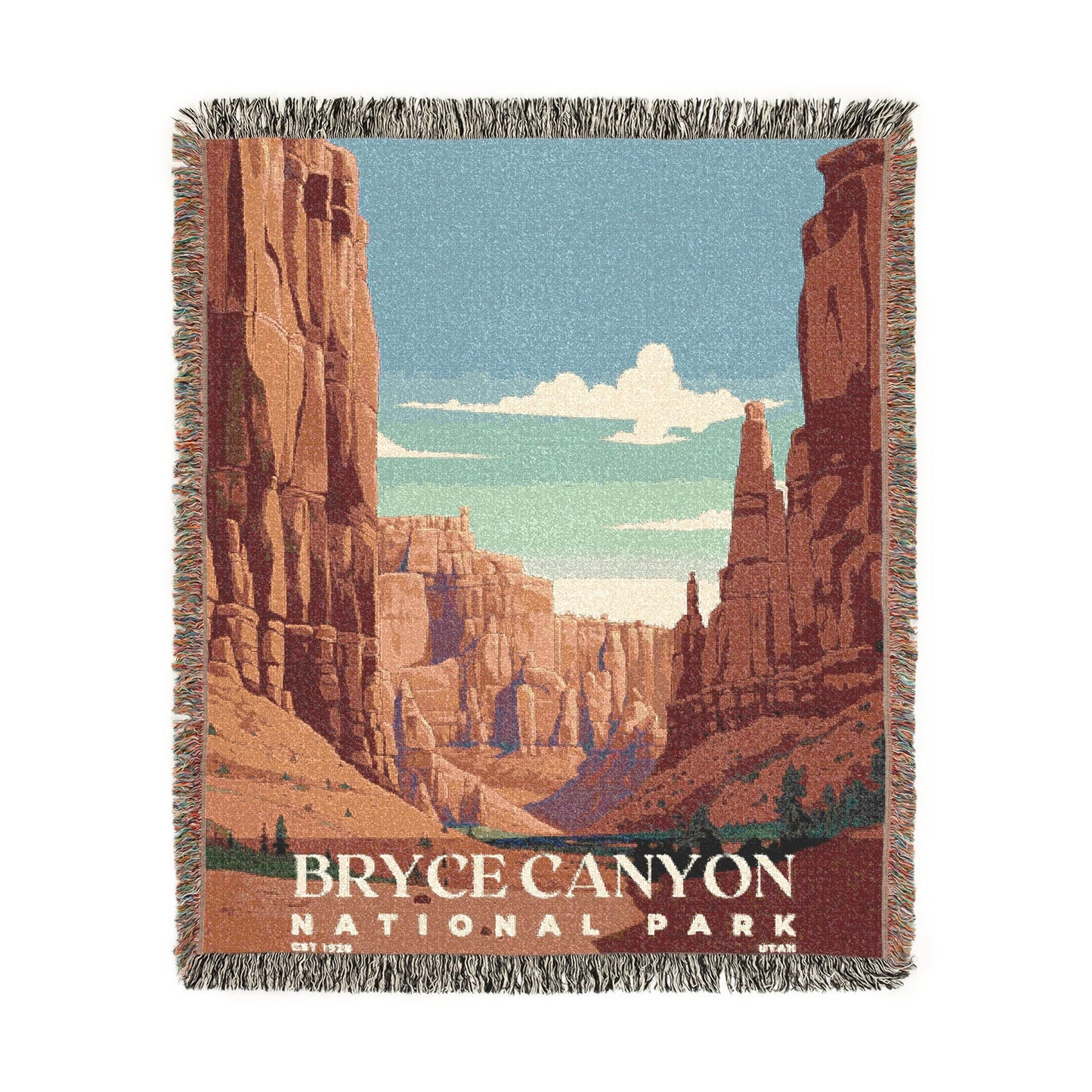 Bryce Canyon National Park Woven Blanket | S03