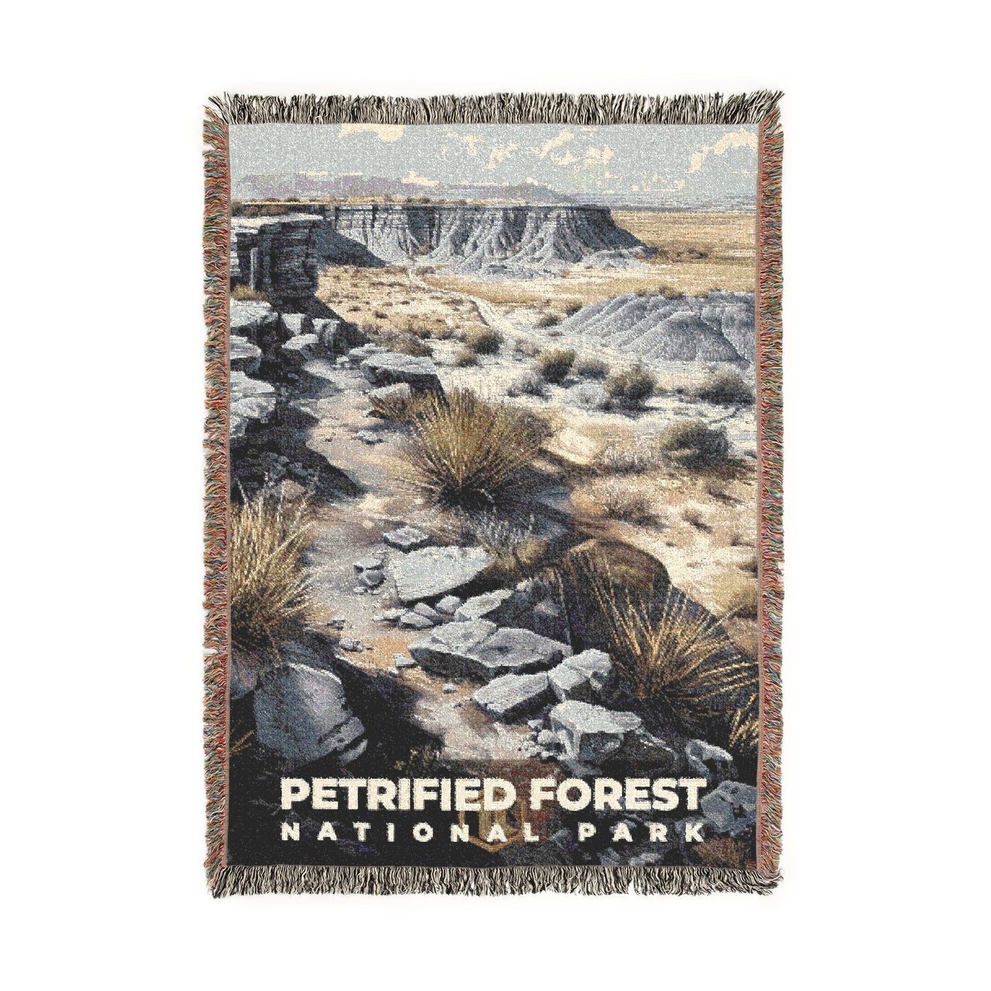 Petrified Forest National Park Woven Blanket | S17