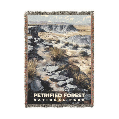 Petrified Forest National Park Woven Blanket | S17