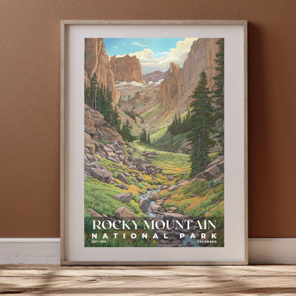 Rocky Mountain National Park Poster | S02