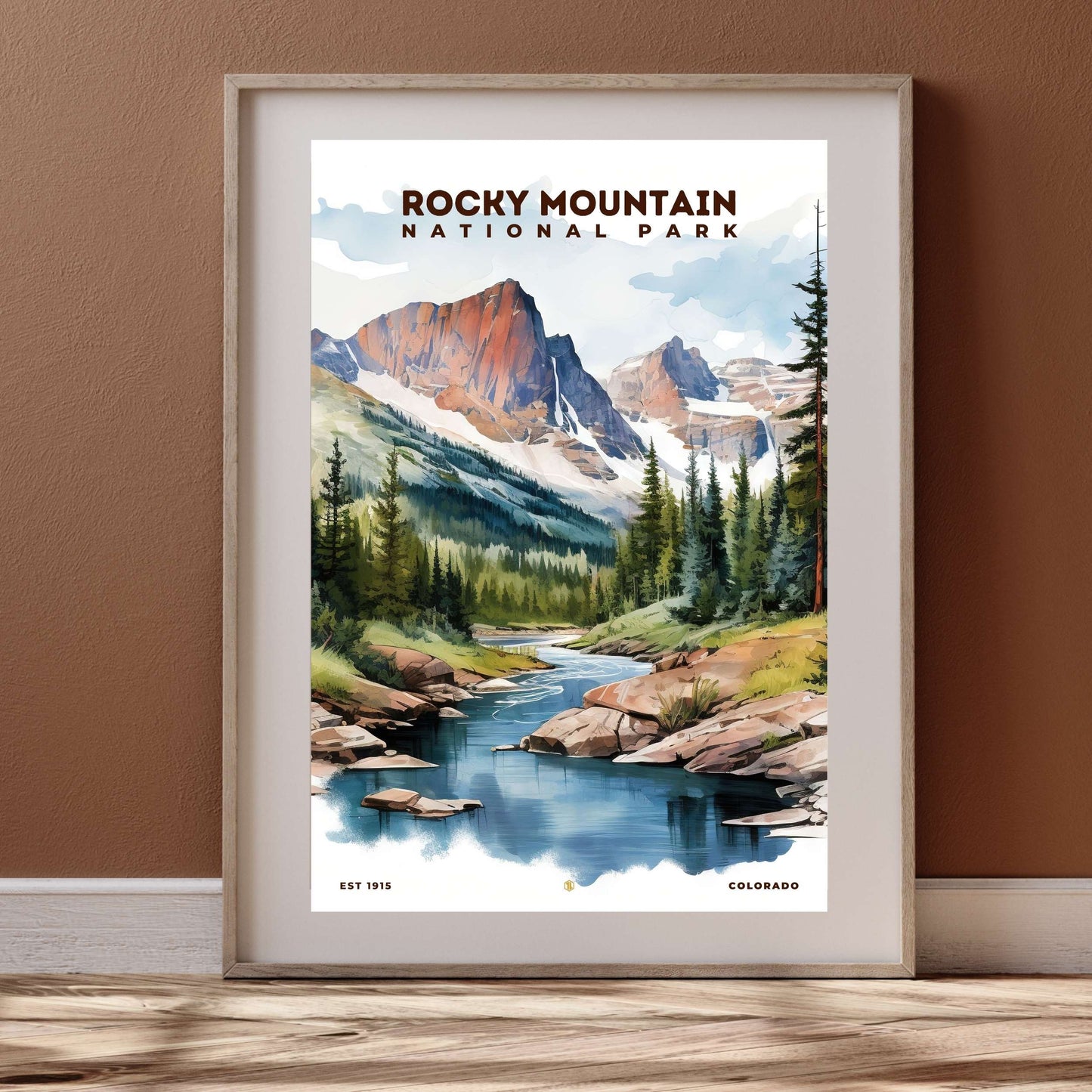 Rocky Mountain National Park Poster | S08