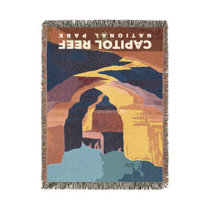 Capitol Reef National Park Woven Blanket | S20