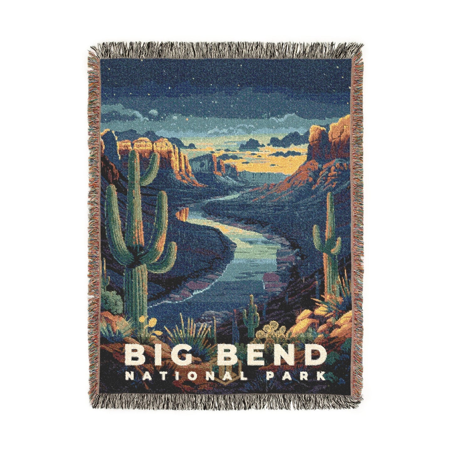 Big Bend National Park Woven Blanket | S11