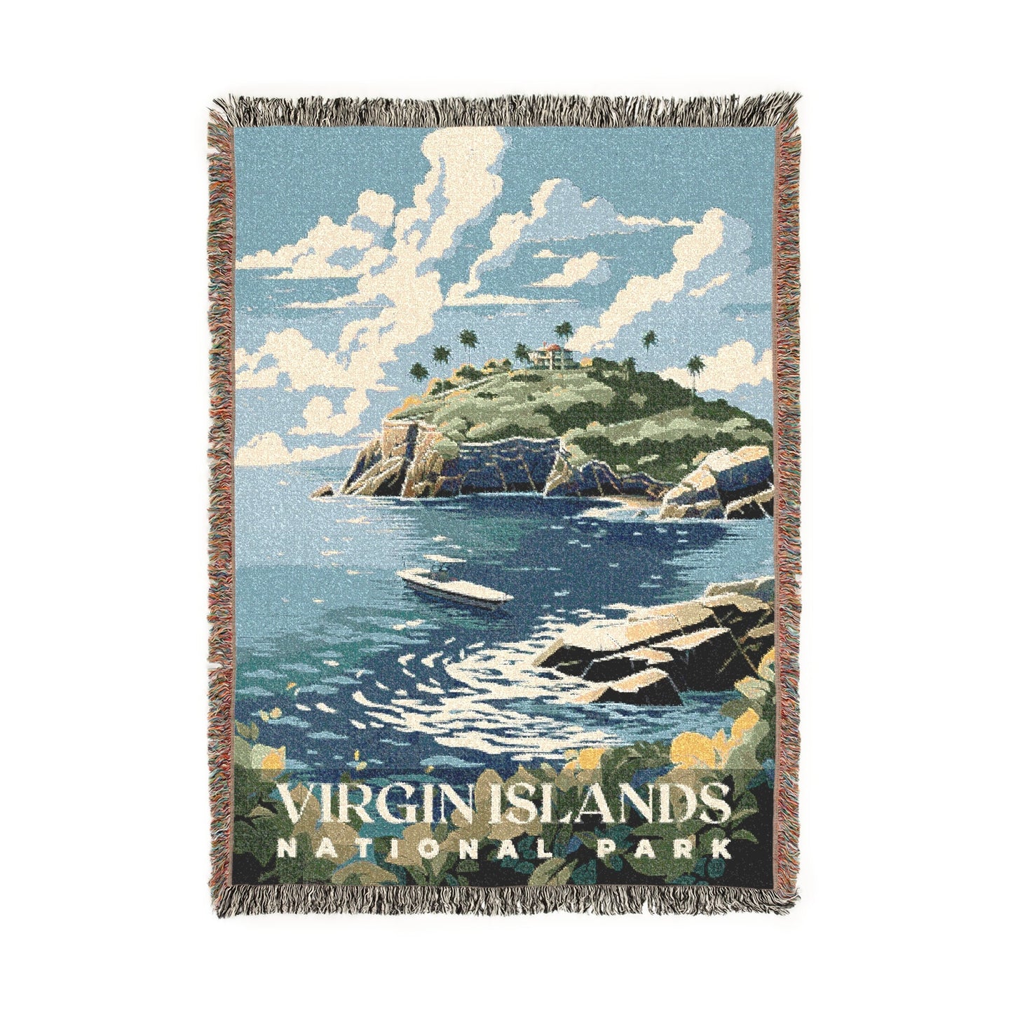 Virgin Islands National Park Woven Blanket | S01