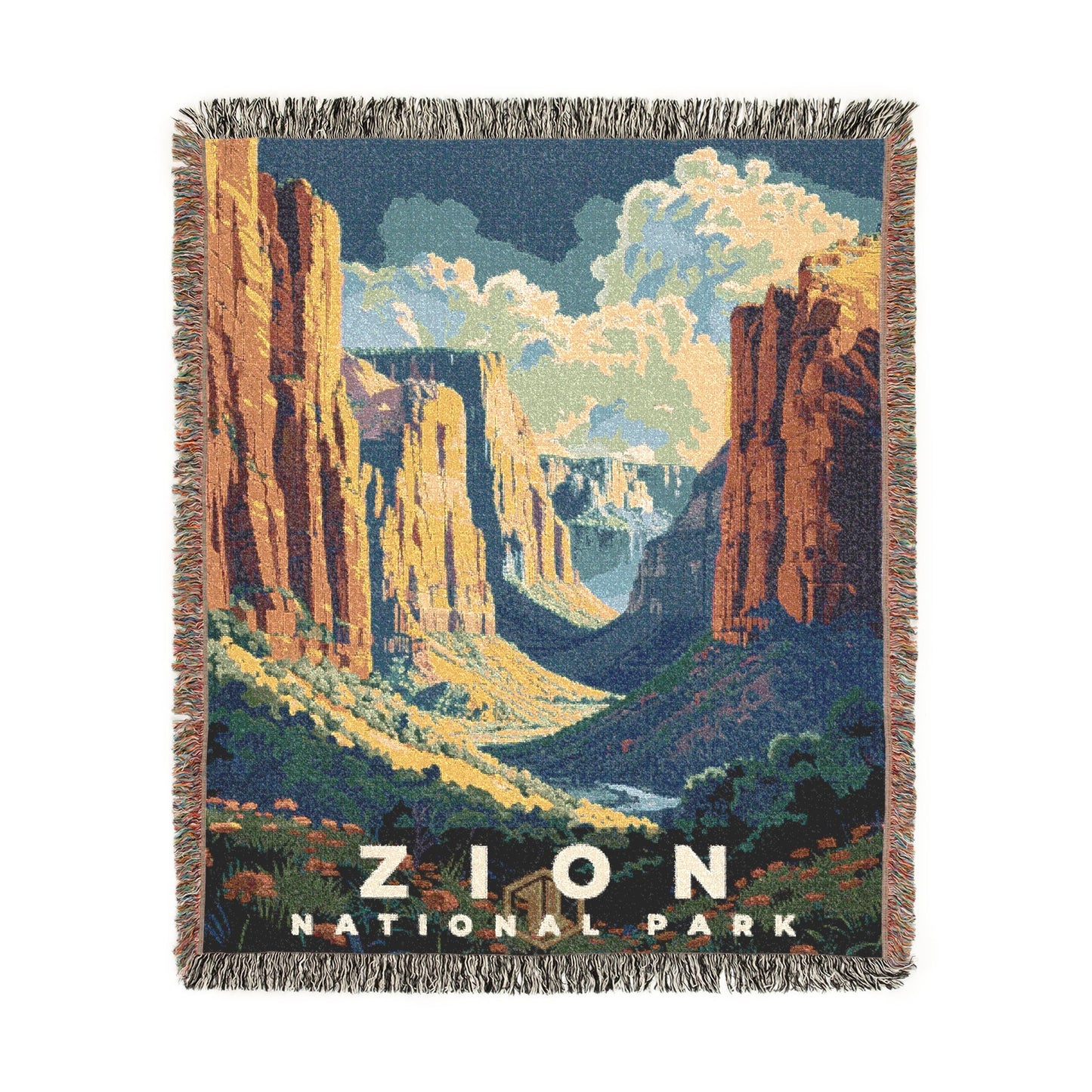 Zion National Park Woven Blanket | S11