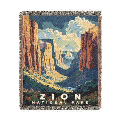 Zion National Park Woven Blanket | S11