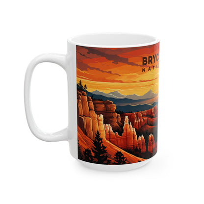 Bryce Canyon National Park Mug | White Ceramic Mug (11oz, 15oz)