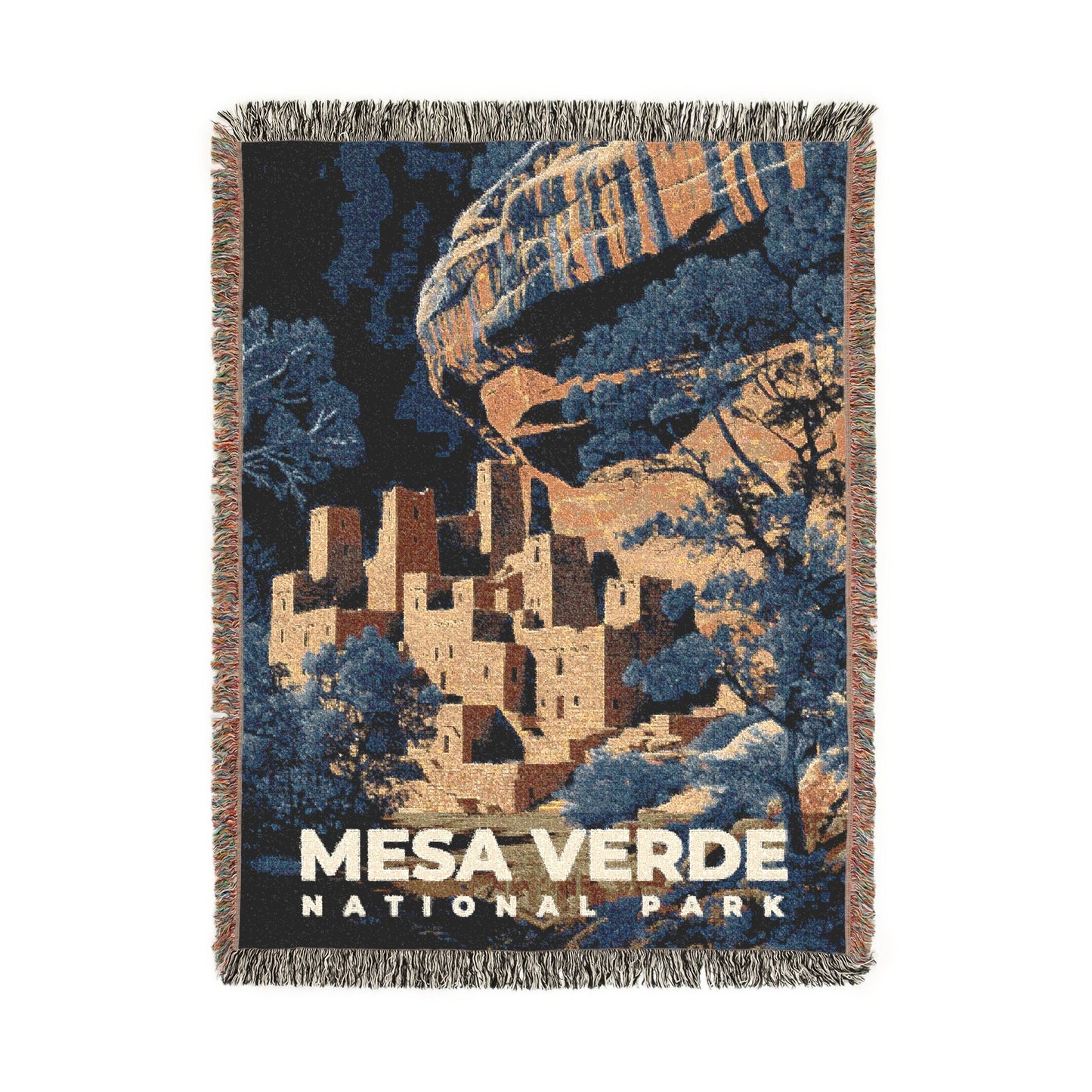 Mesa Verde National Park Woven Blanket | S19