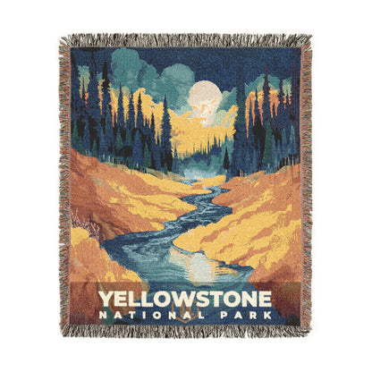 Yellowstone National Park Woven Blanket | S20