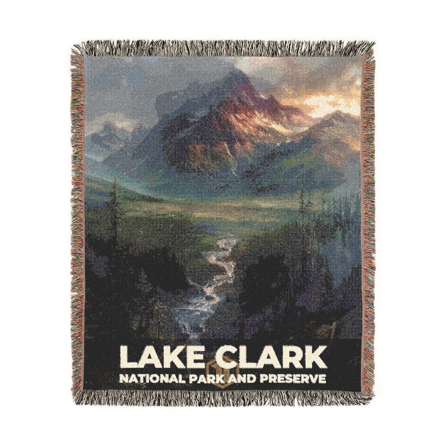 Lake Clark National Park Woven Blanket | S12