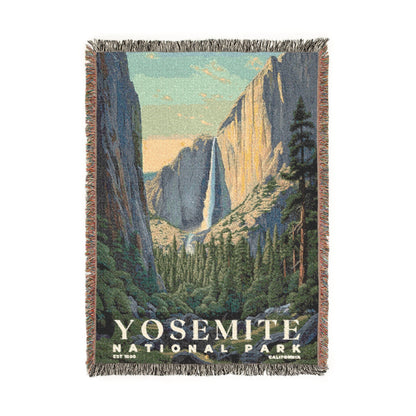 Yosemite National Park Woven Blanket | S02