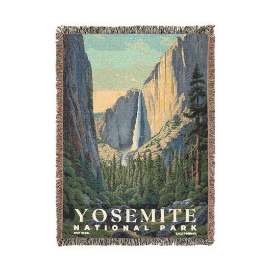 Yosemite National Park Woven Blanket | S02