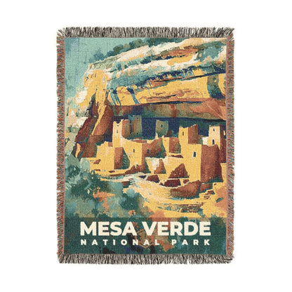 Mesa Verde National Park Woven Blanket | S11