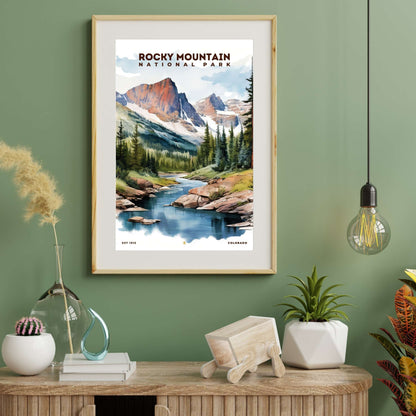 Rocky Mountain National Park Poster | S08