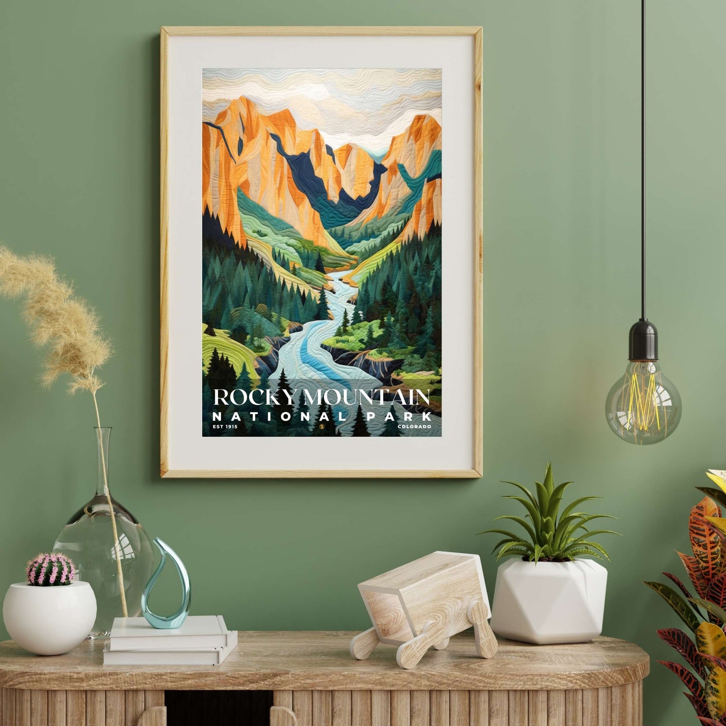 Rocky Mountain National Park Poster | S09