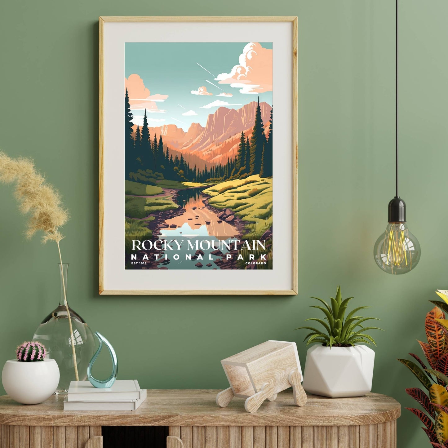 Rocky Mountain National Park Poster | S03