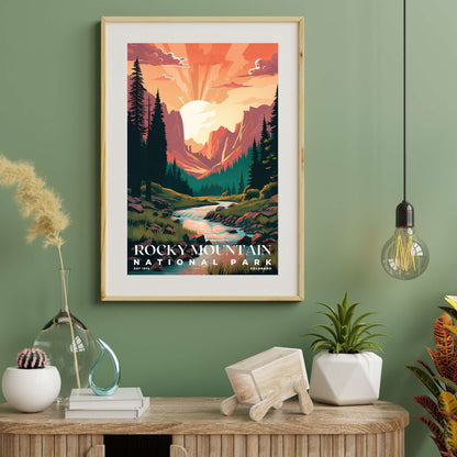 Rocky Mountain National Park Poster | S05