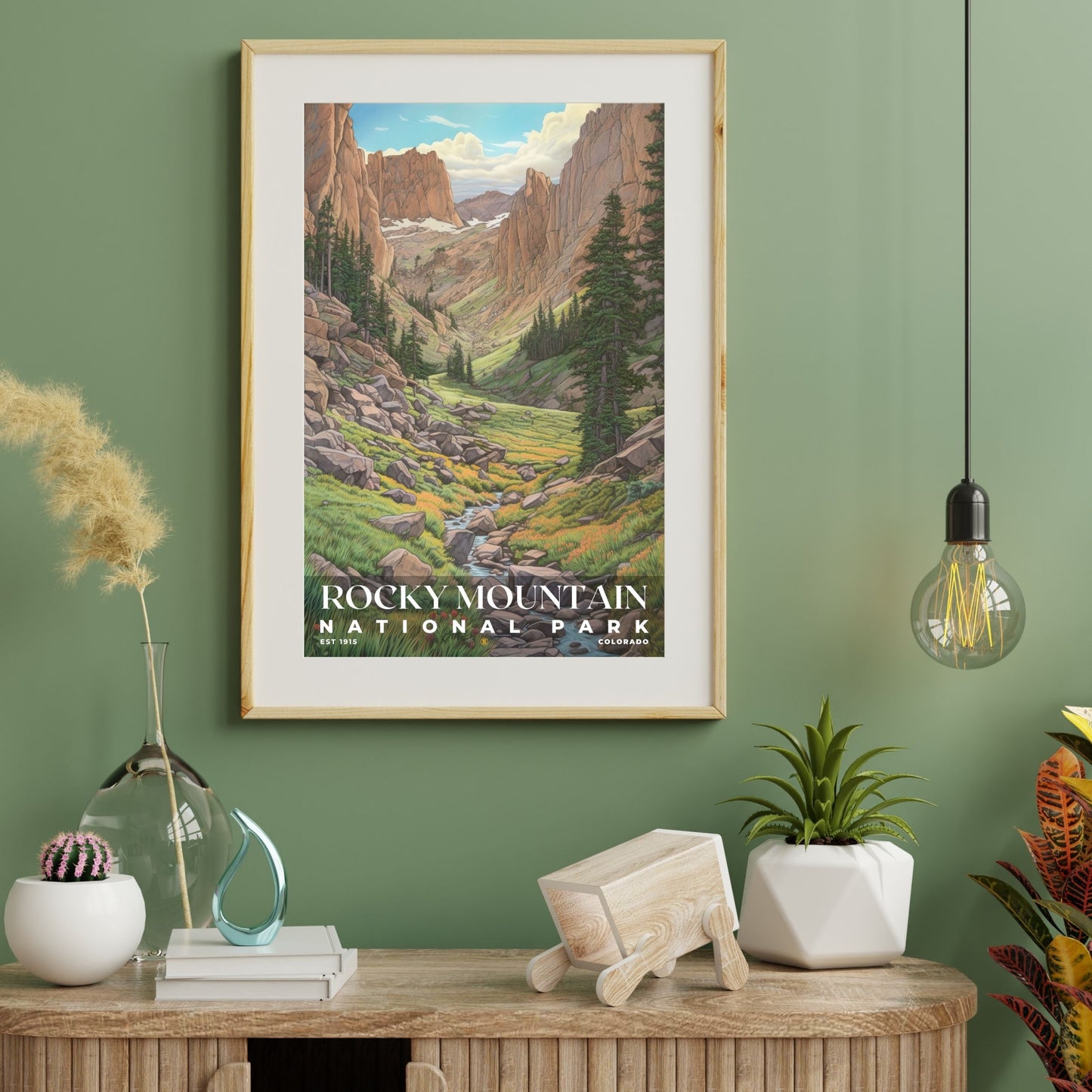 Rocky Mountain National Park Poster | S02