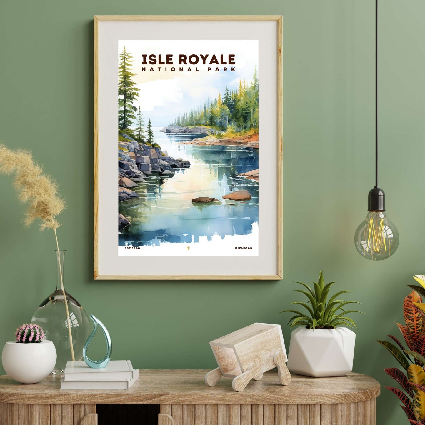 Isle Royale National Park Poster | S08