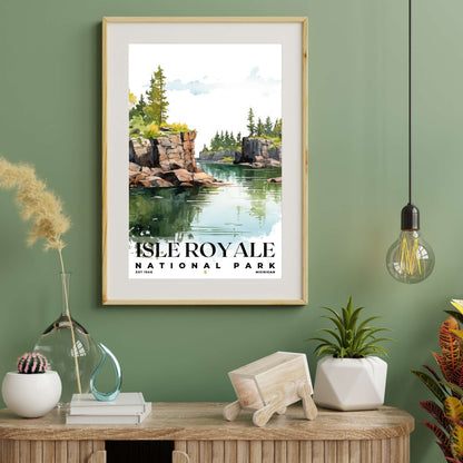 Isle Royale National Park Poster | S04