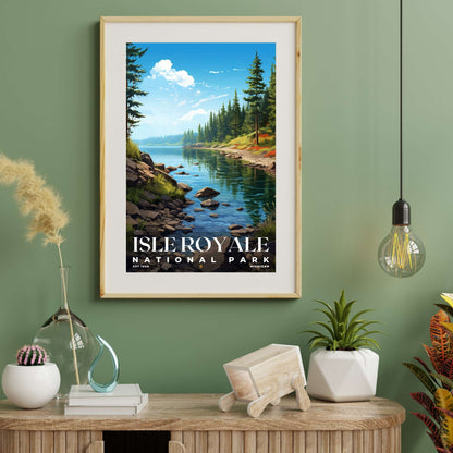 Isle Royale National Park Poster | S07