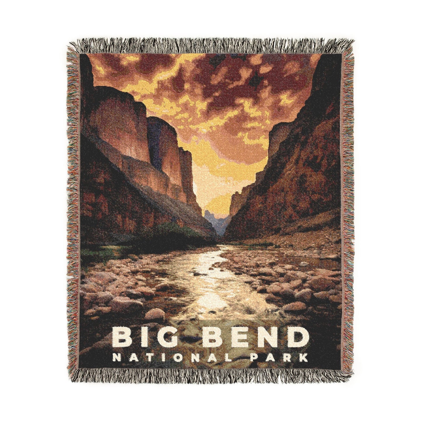 Big Bend National Park Woven Blanket | S10