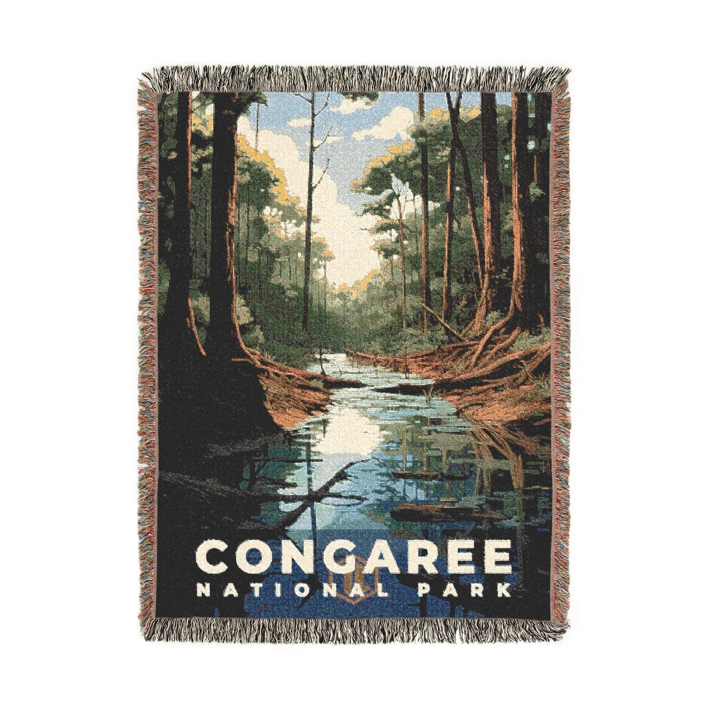 Congaree National Park Woven Blanket | S07