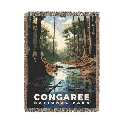 Congaree National Park Woven Blanket | S07