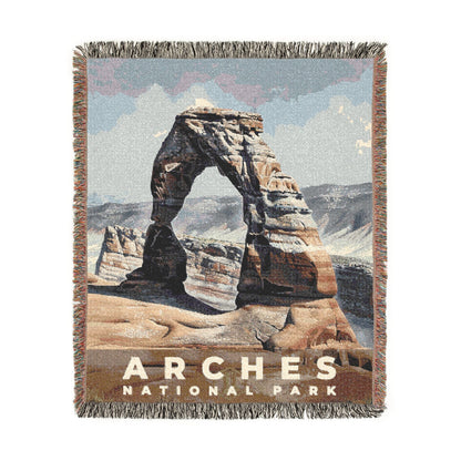 Arches National Park Woven Blanket | S17