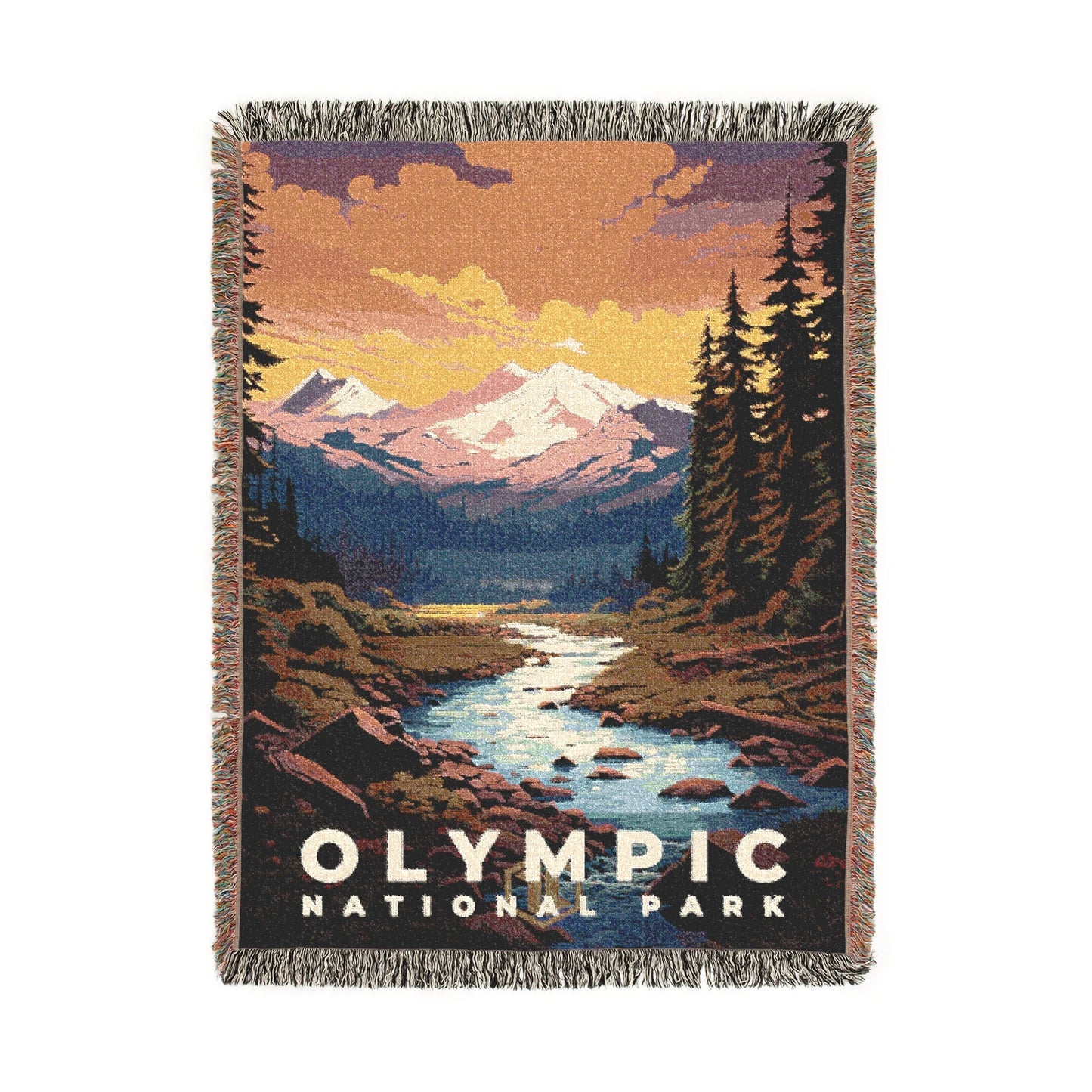 Olympic National Park Woven Blanket | S07