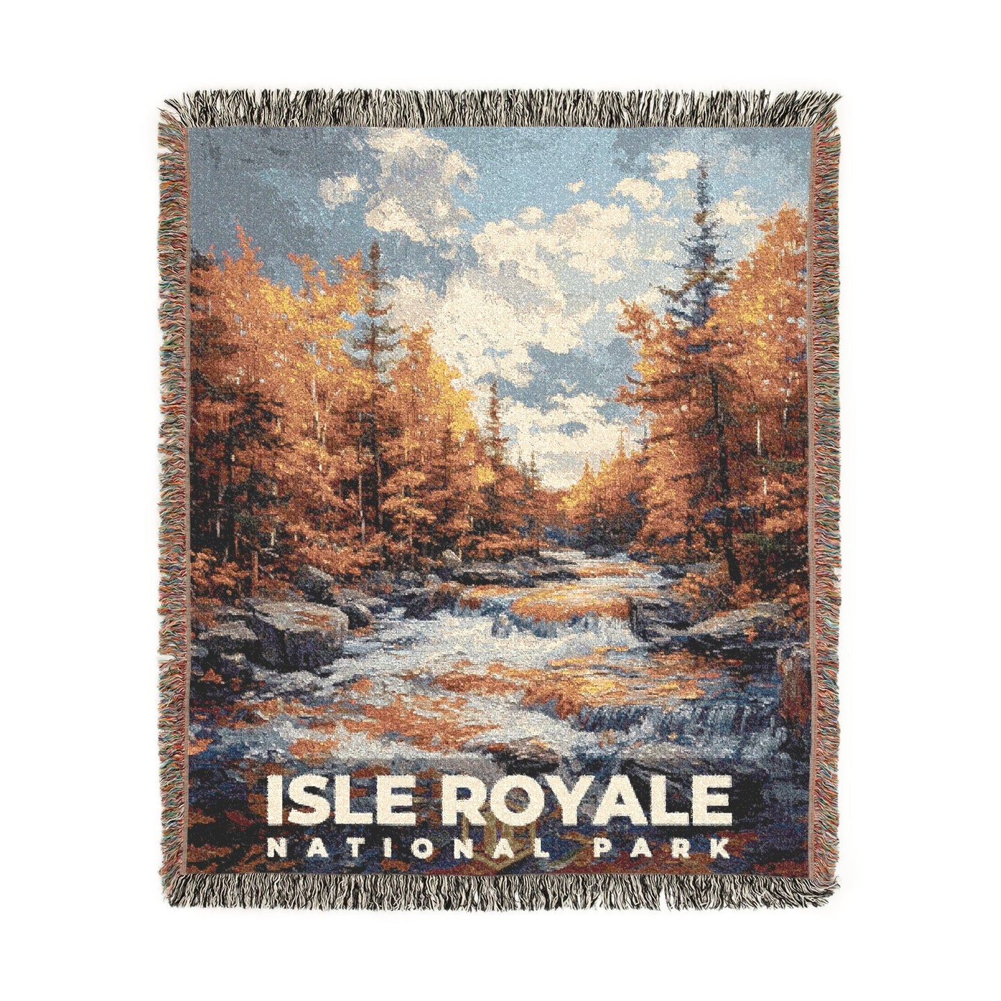 Isle Royale National Park Woven Blanket | S14
