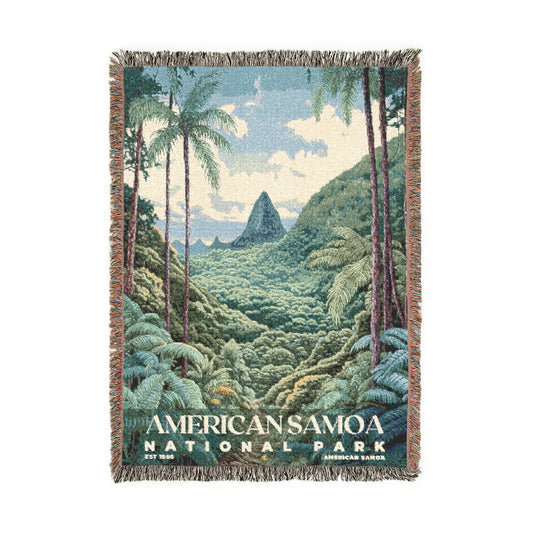 American Samoa National Park Woven Blanket | S02