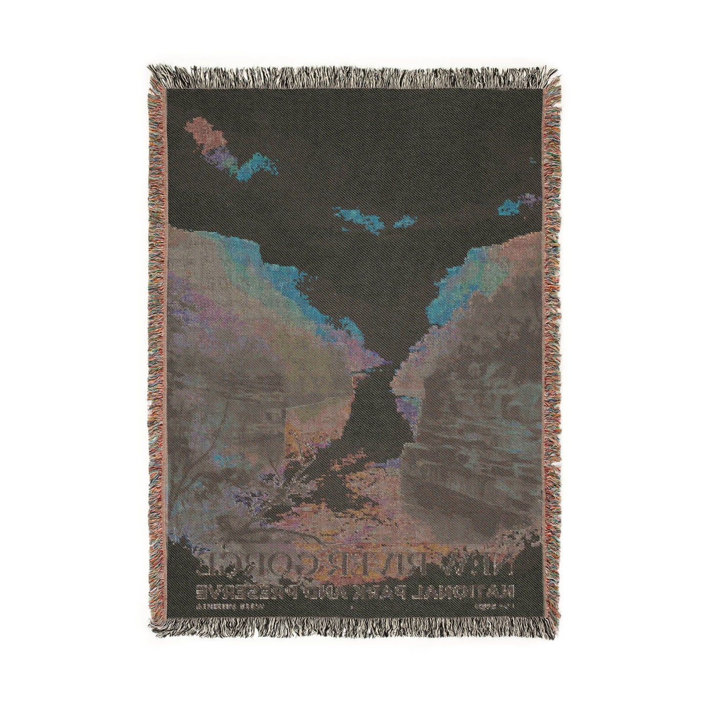 New River Gorge National Park Woven Blanket | S04