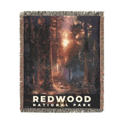 Redwood National Park Woven Blanket | S12