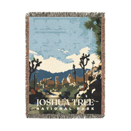 Joshua Tree National Park Woven Blanket | S01