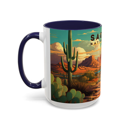 Saguaro National Park Mug | Accent Coffee Mug (11, 15oz)