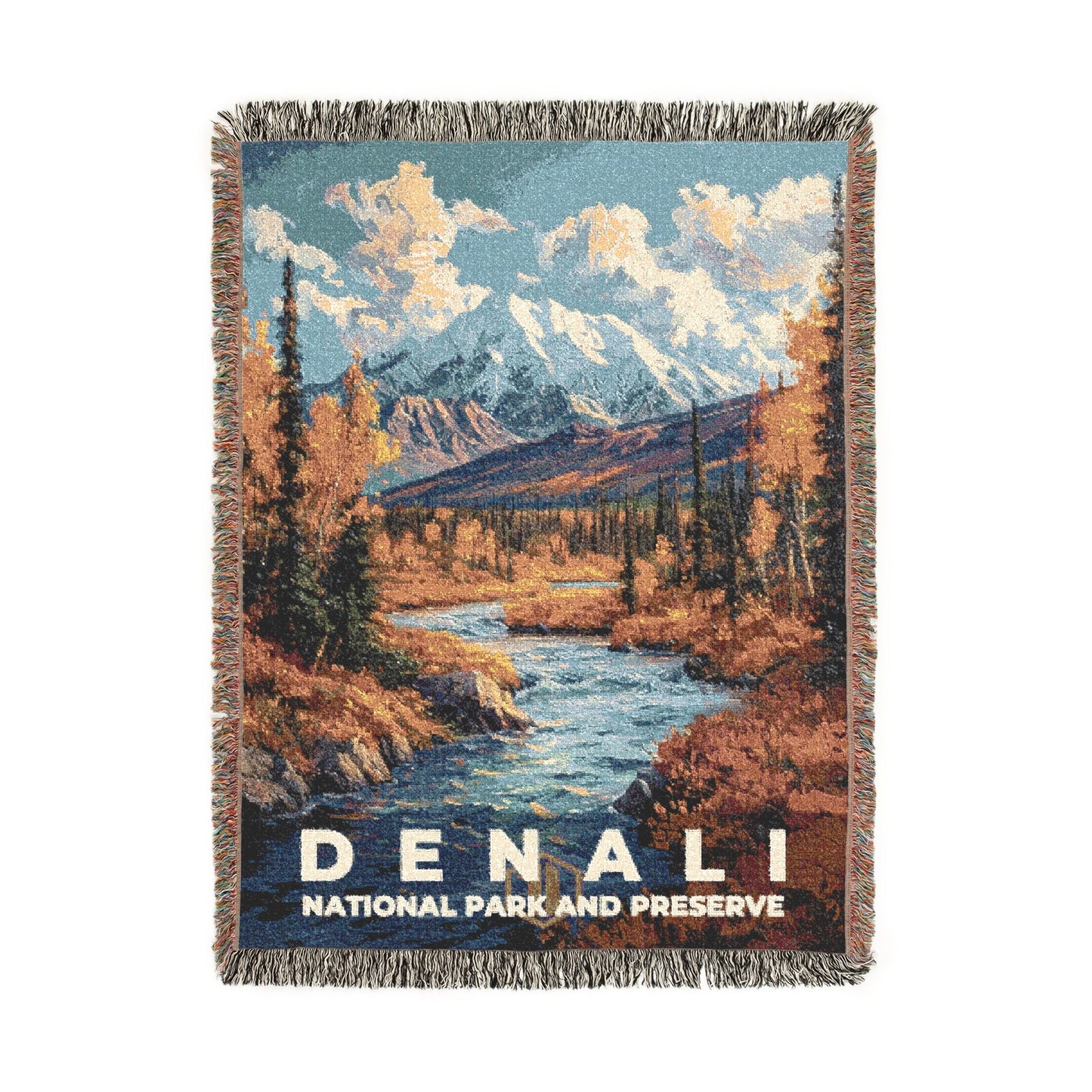 Denali National Park Woven Blanket | S14