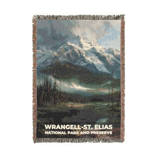 Wrangell-St. Elias National Park Woven Blanket | S12