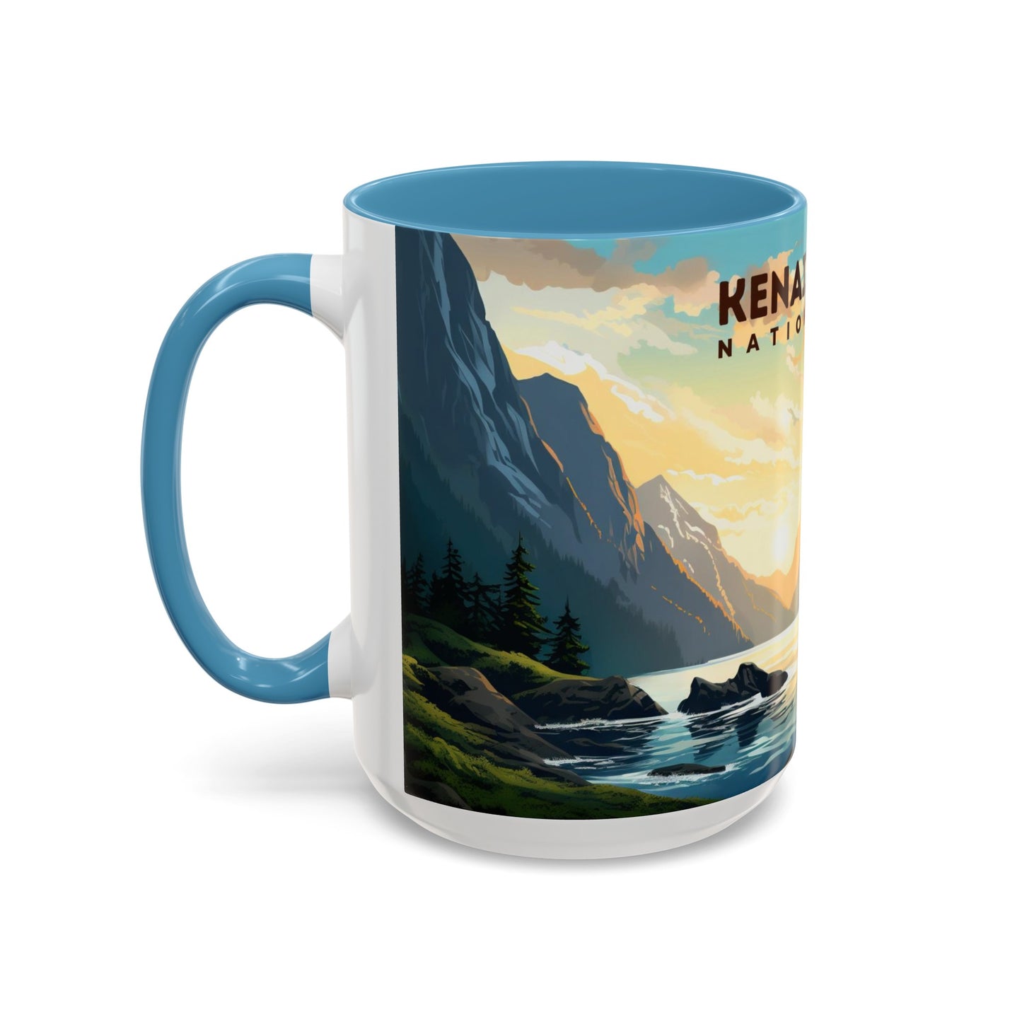 Kenai Fjords National Park Mug | Accent Coffee Mug (11, 15oz)