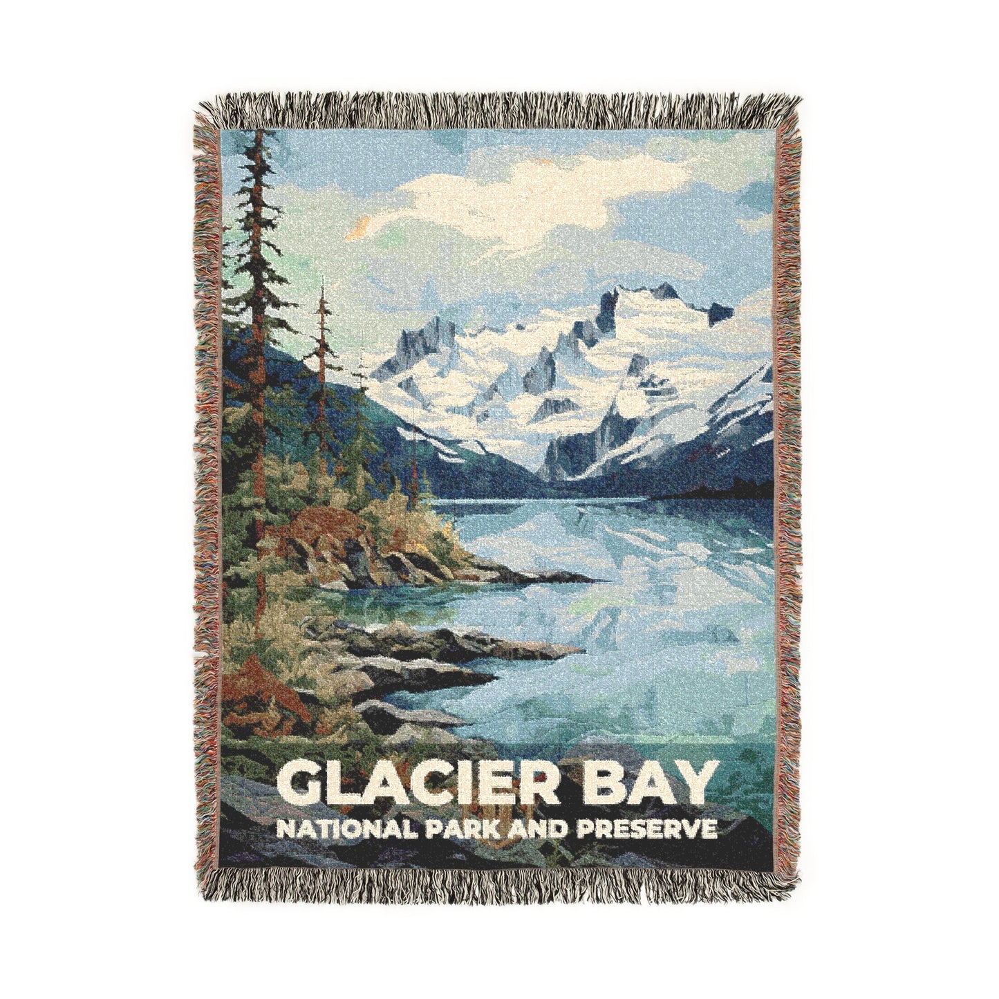 Glacier Bay National Park Woven Blanket | S09
