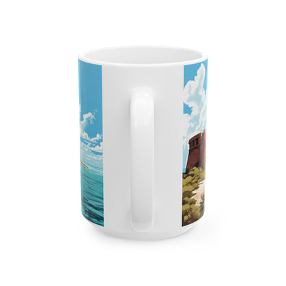 Dry Tortugas National Park Mug | White Ceramic Mug (11oz, 15oz)