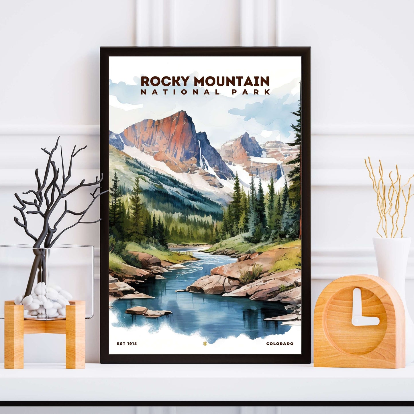 Rocky Mountain National Park Poster | S08