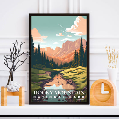 Rocky Mountain National Park Poster | S03