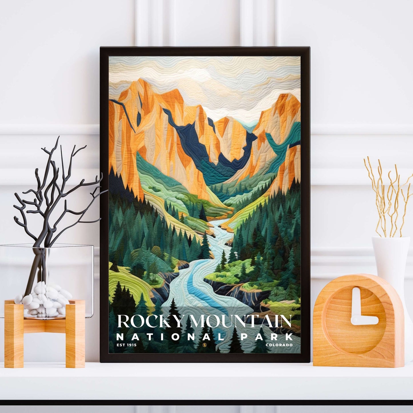 Rocky Mountain National Park Poster | S09