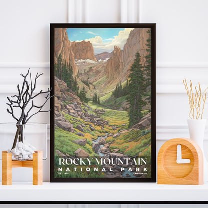 Rocky Mountain National Park Poster | S02