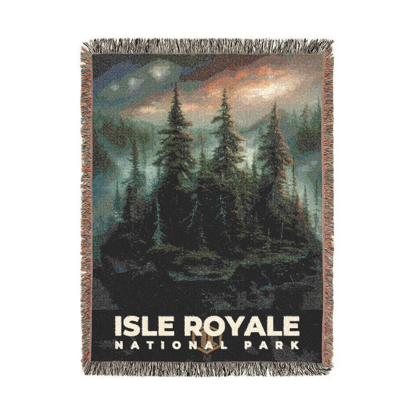 Isle Royale National Park Woven Blanket | S12