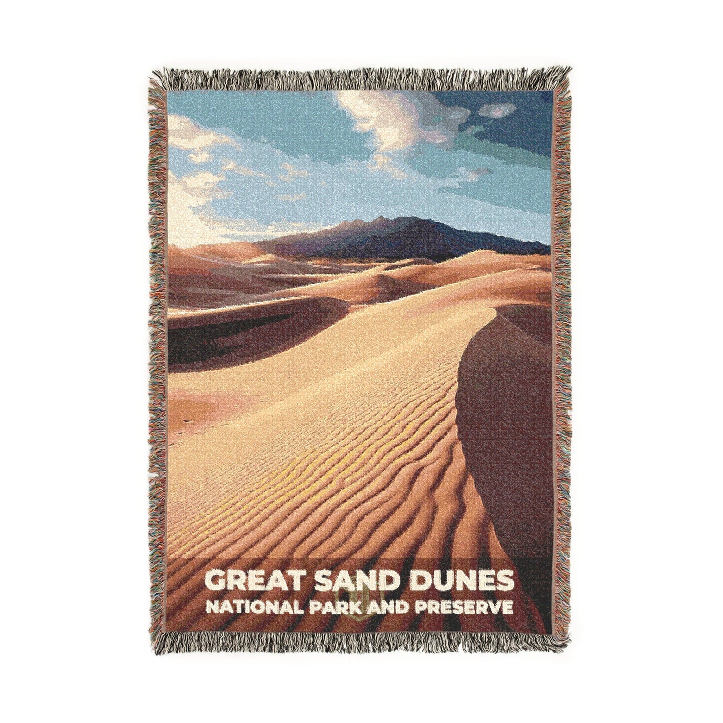 Great Sand Dunes National Park Woven Blanket | S10