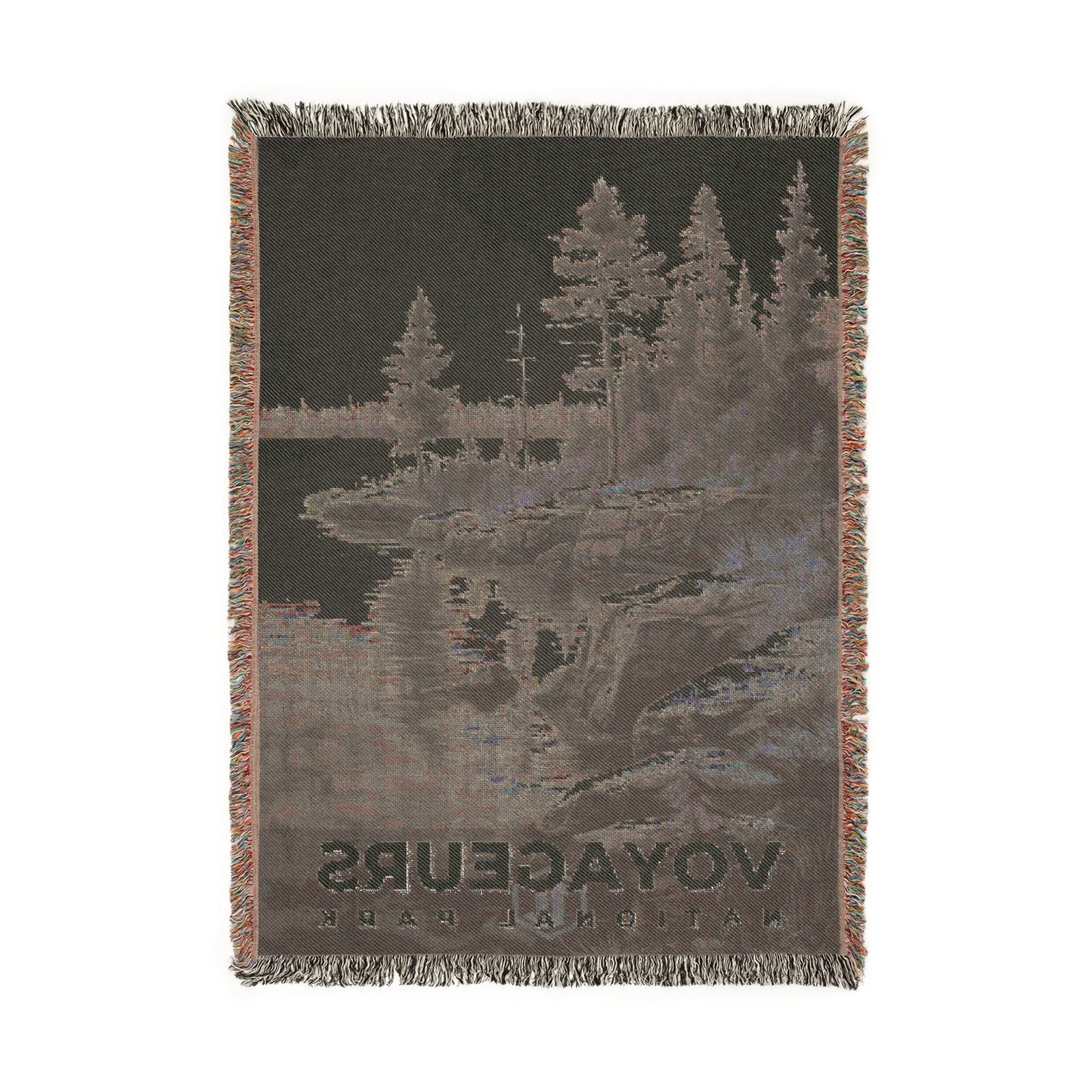 Voyageurs National Park Woven Blanket | S17